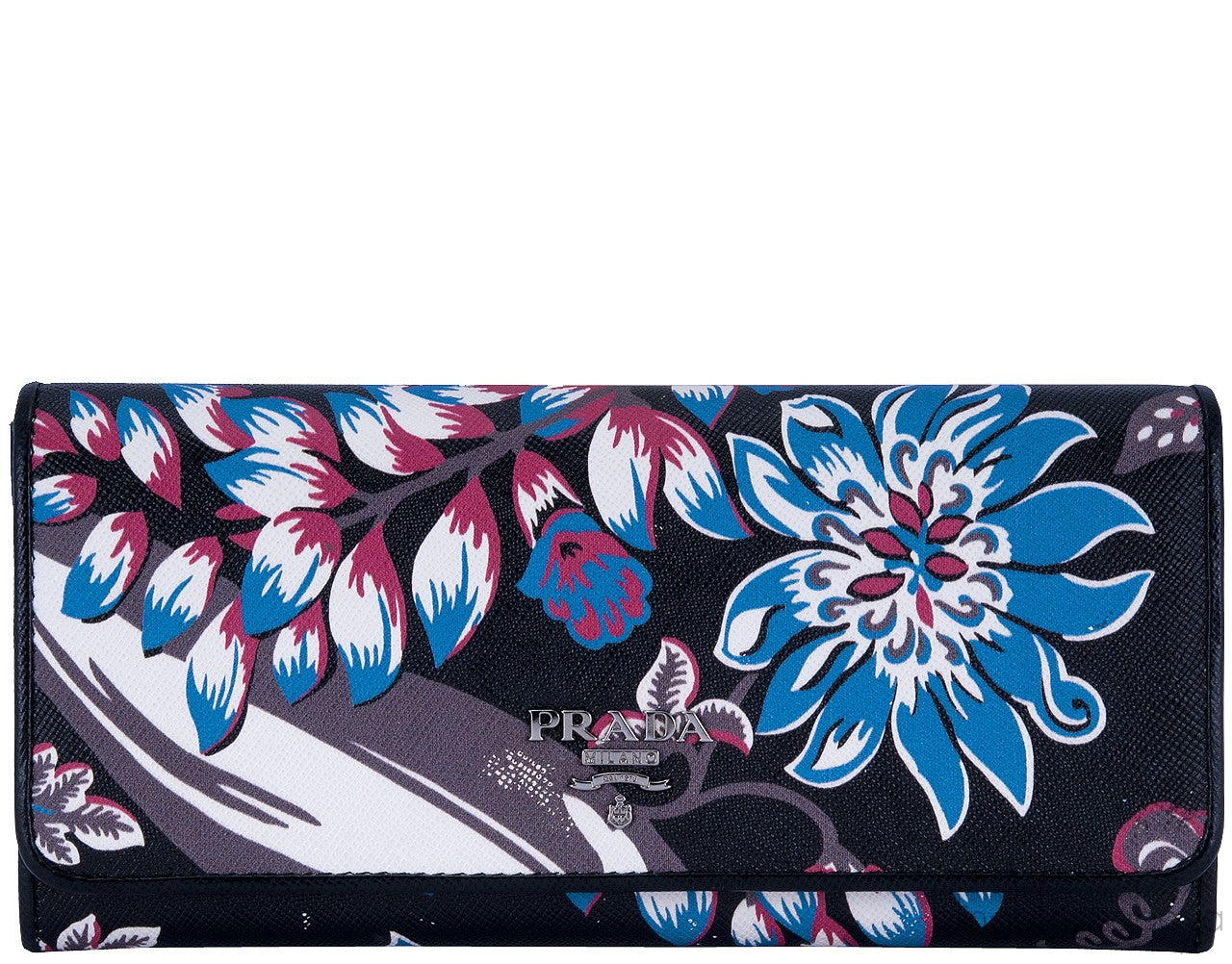 Floral Printed Continental Wallet