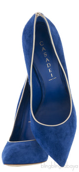 Blue Suede Chic Pump*
