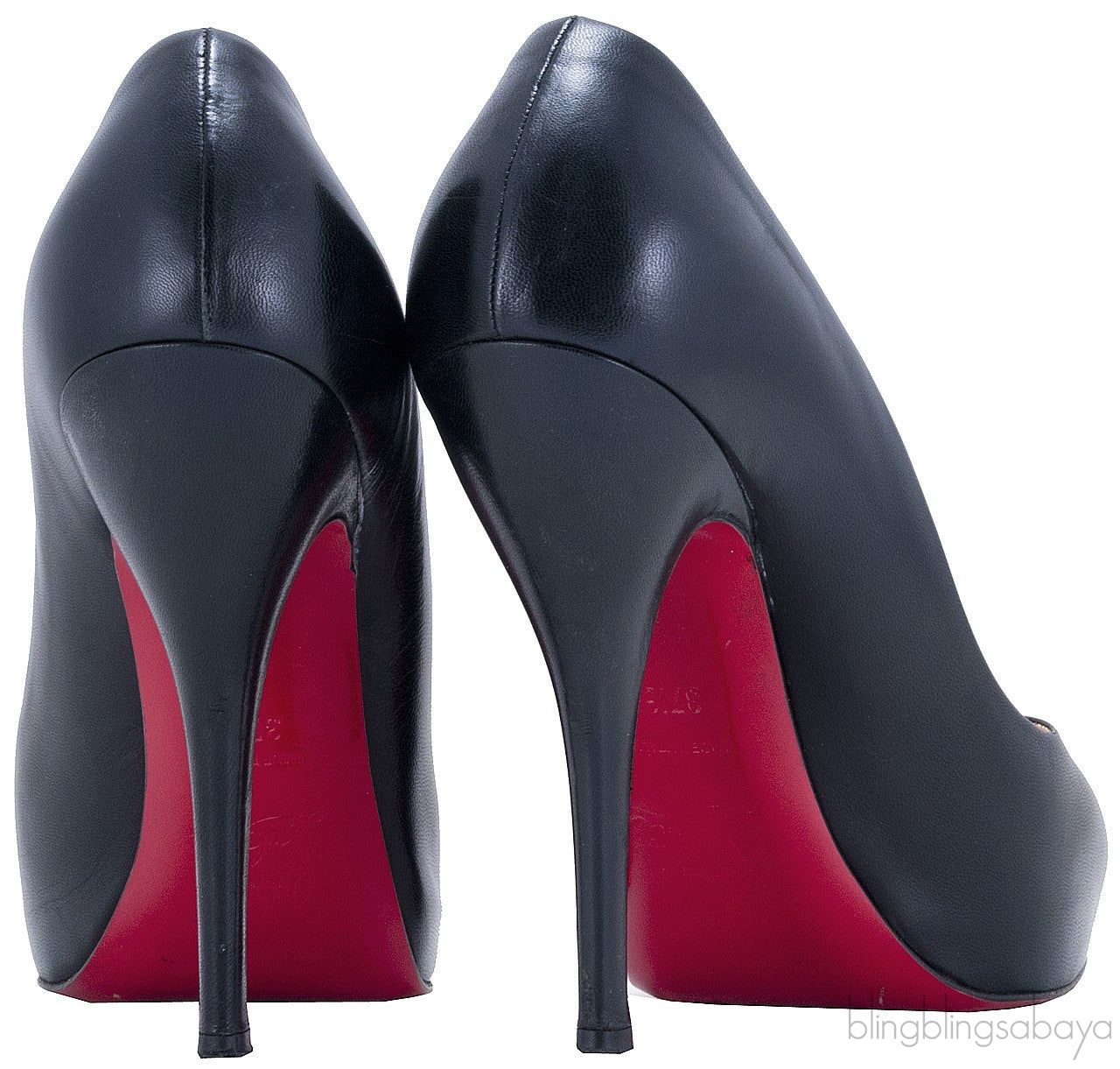 Black Leather Pump