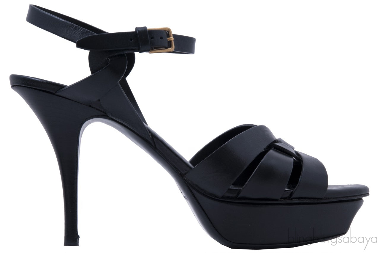 Tribute Low Heel Patent Sandal
