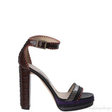 Jimmy Choo Multicolor Holly Intricate 120 Plaform Sandals