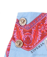 Light Blue Printed Kids Short