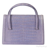Christian Dior Mitzah Lilac  Crocodile Medium Tote