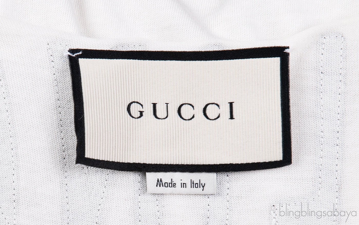 Gucci Embroidered Off-white Crop T-shirt