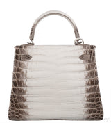 Hermès Kelly 25 Himalaya Niloticus Crocodile PHW