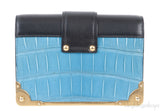 Prada Cahier City Calf Flap Crocodile Bag