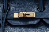 Birkin 35 Navy Blue Taurillon Clem.
