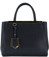 2Jours Small Textured Leather Shopper