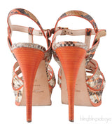 Python Tribute Platform Sandals