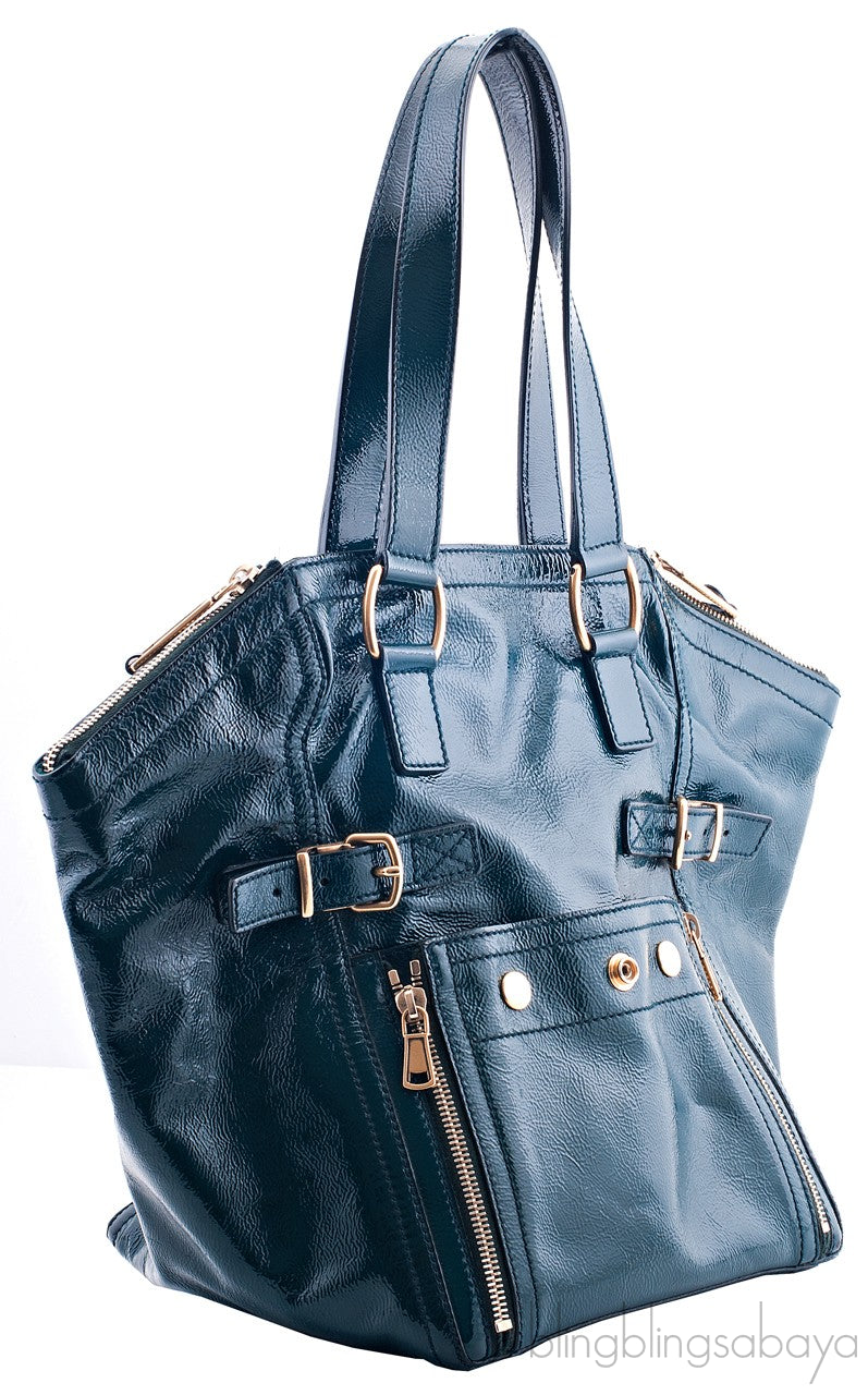 Downtown Patent Leather Tote