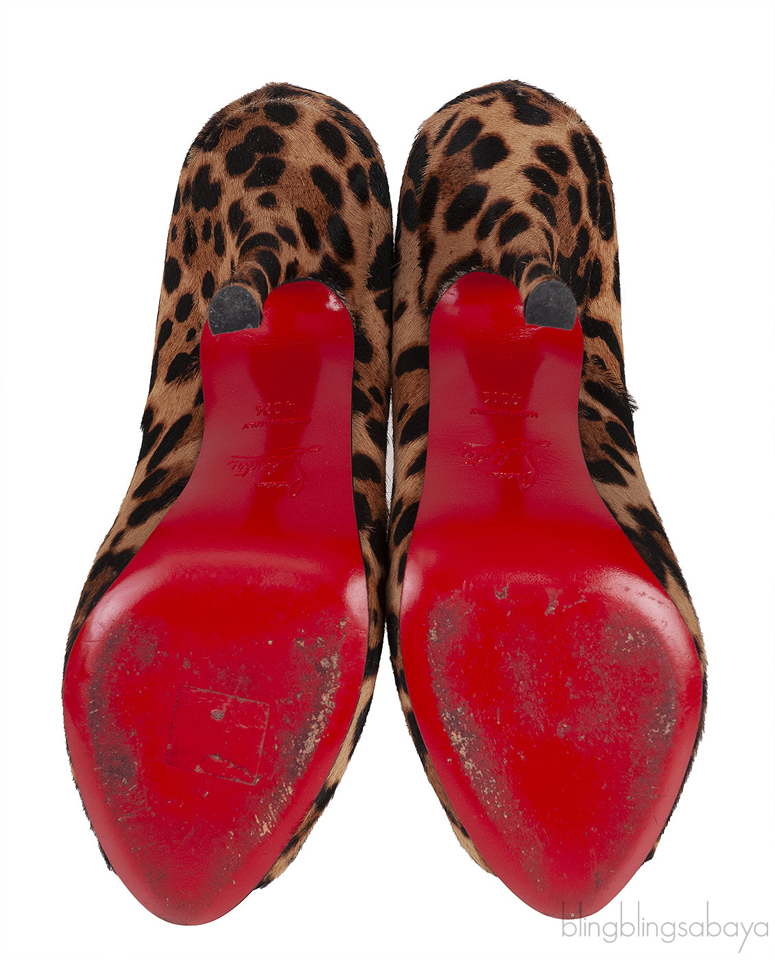 Leopard Pony Peep Toe Pump