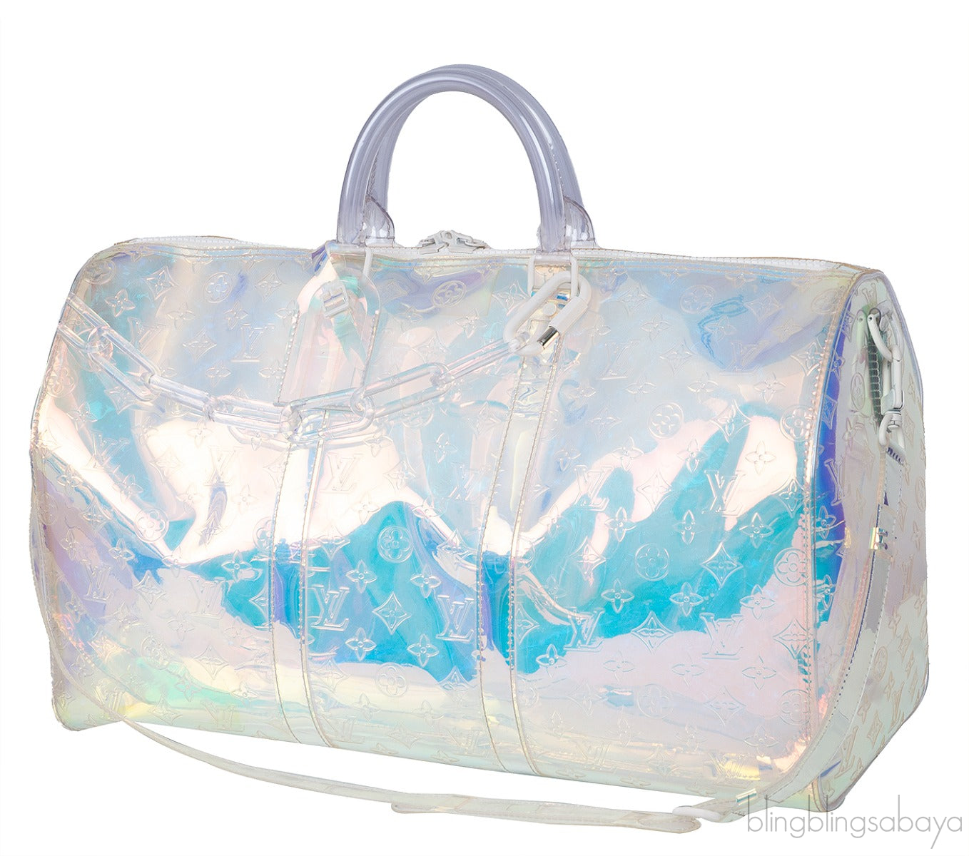 Louis Vuitton Monogram Prism Keepall Bandouliere 50