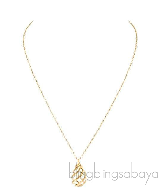Spiral Pendant Necklace