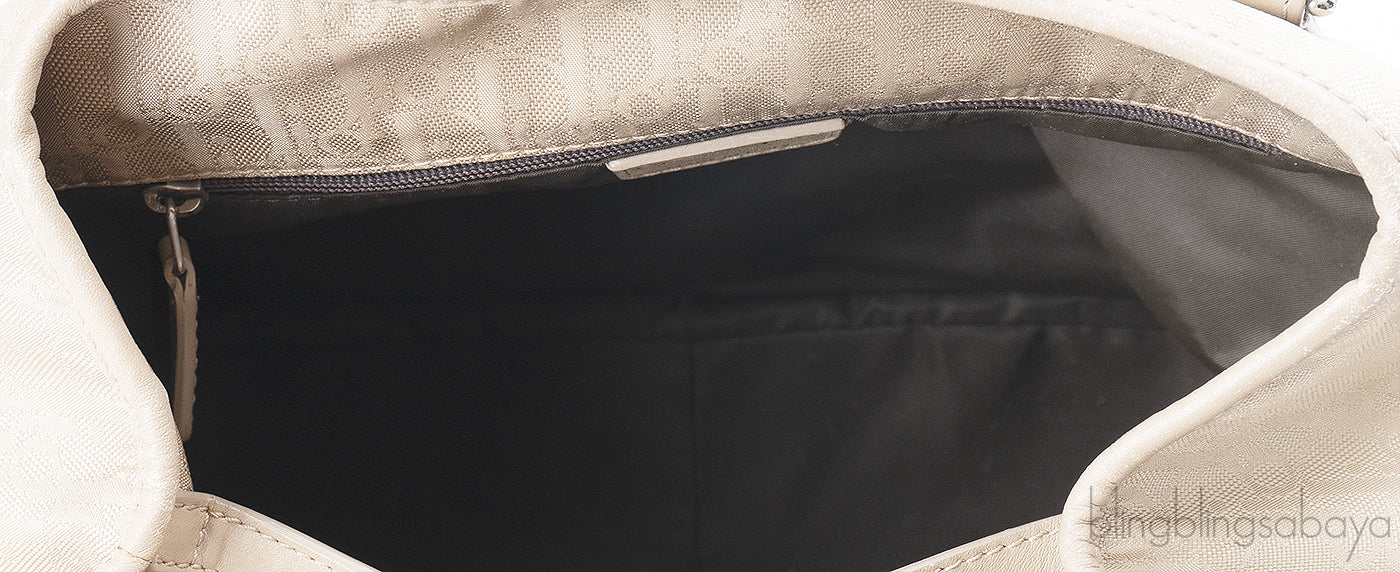 Christian Dior Oblique Canvas & Leather Multi-Pocket Bag