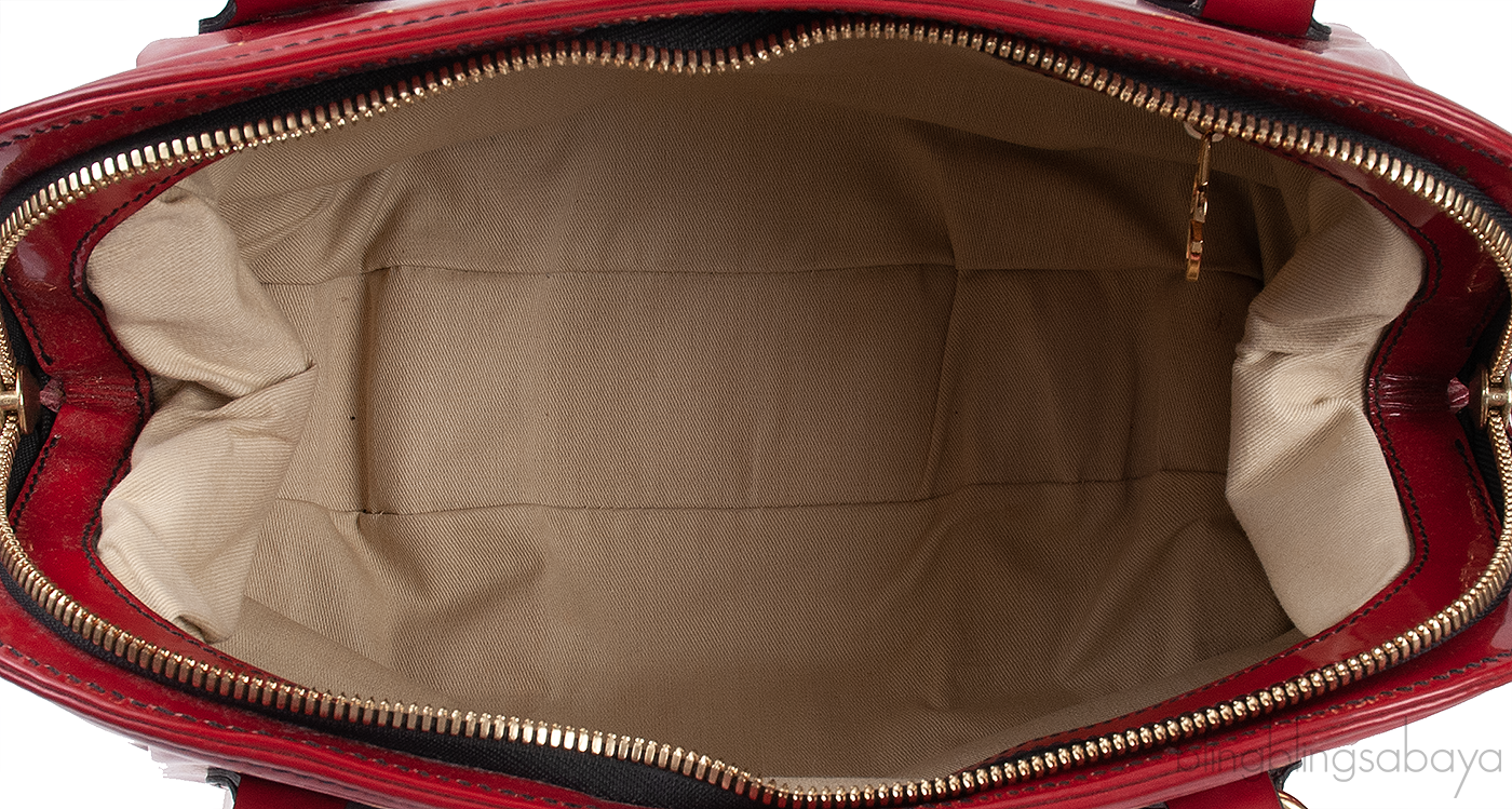 Valentino Garavani Red Patent Top Handle Bag