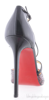 Snakeskin Bi-color Pointed Heels