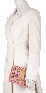 OLYMPIA LE-TAN L\'amore Pink Clutch