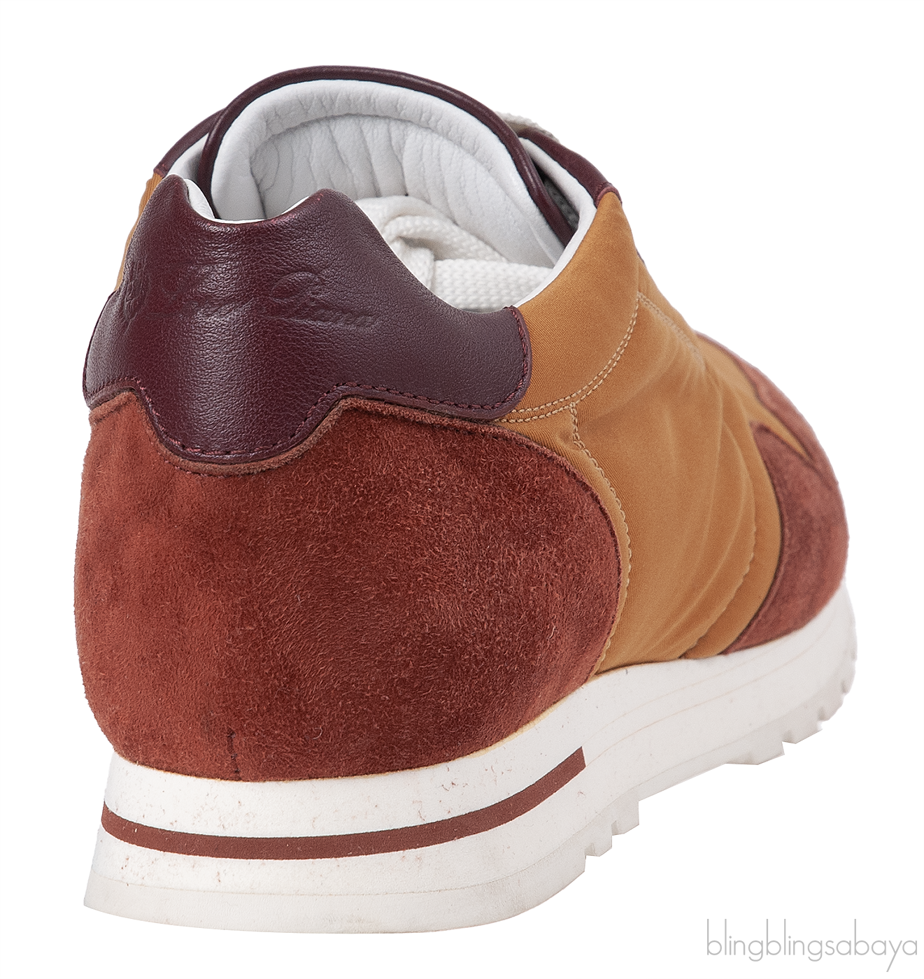 Loro Piana My Wind Tri-color Microfibre and Suede Sneaker