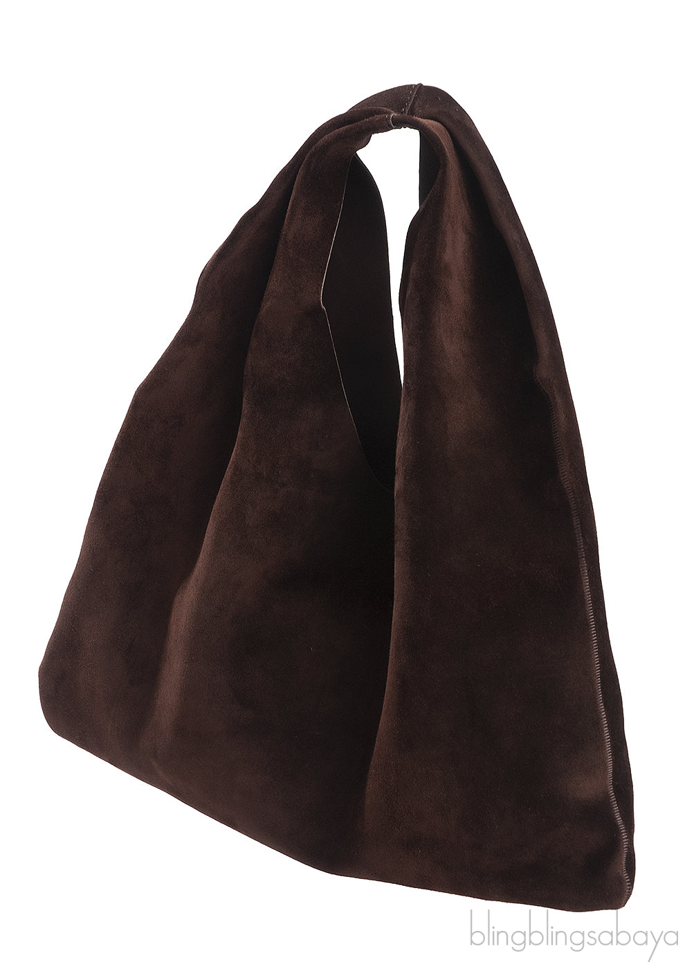 Espresso Ans Bindle Small Leather Tote Bag
