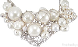 CC Pearl Cluster Necklace