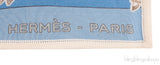 Hermes Carre en Carres Silk Scarf