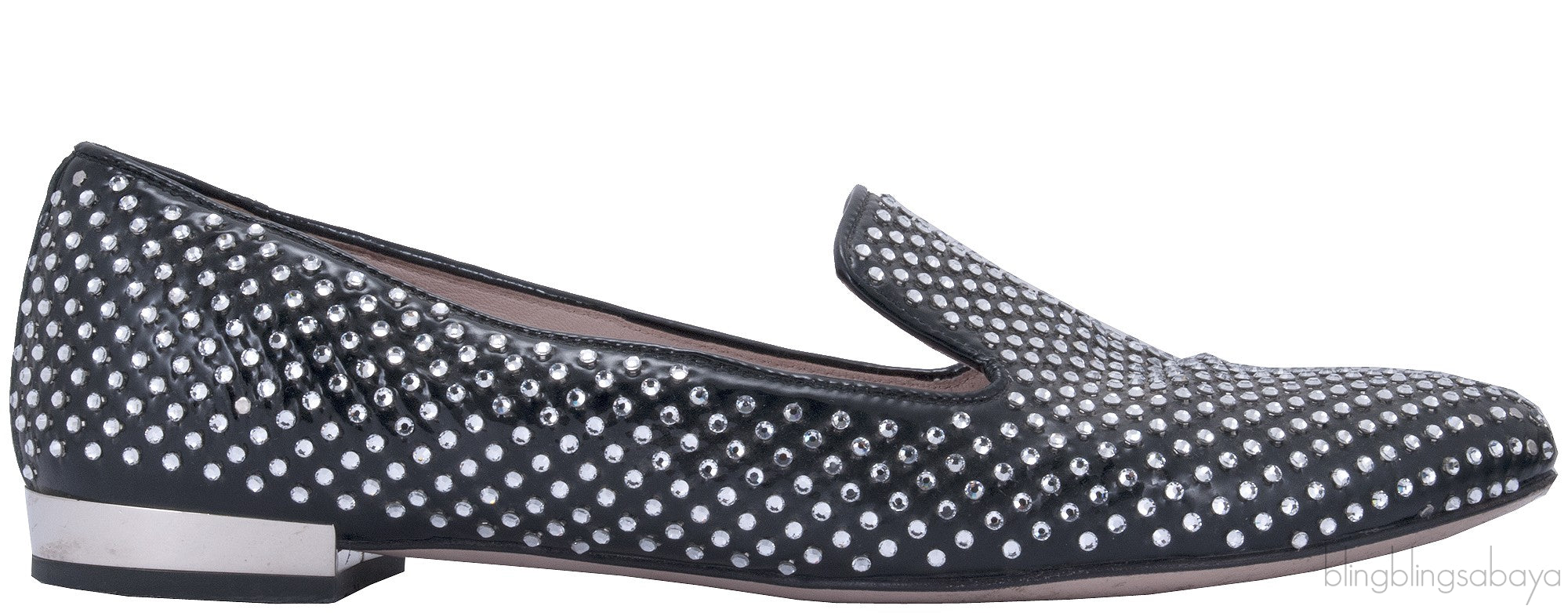 Black Crystal Mocassin