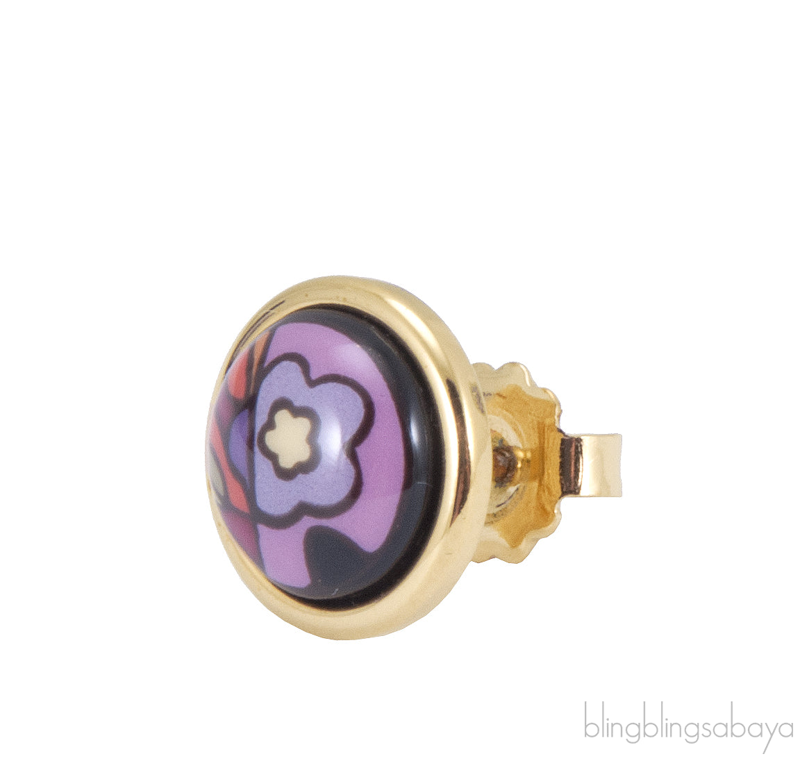 Paradise Sunlight Cabochon Earrings