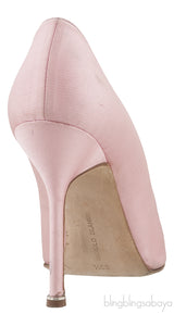 Baby Pink Satin Hangisi Pump