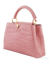 Capucine Vieux Rose Crocodile BB