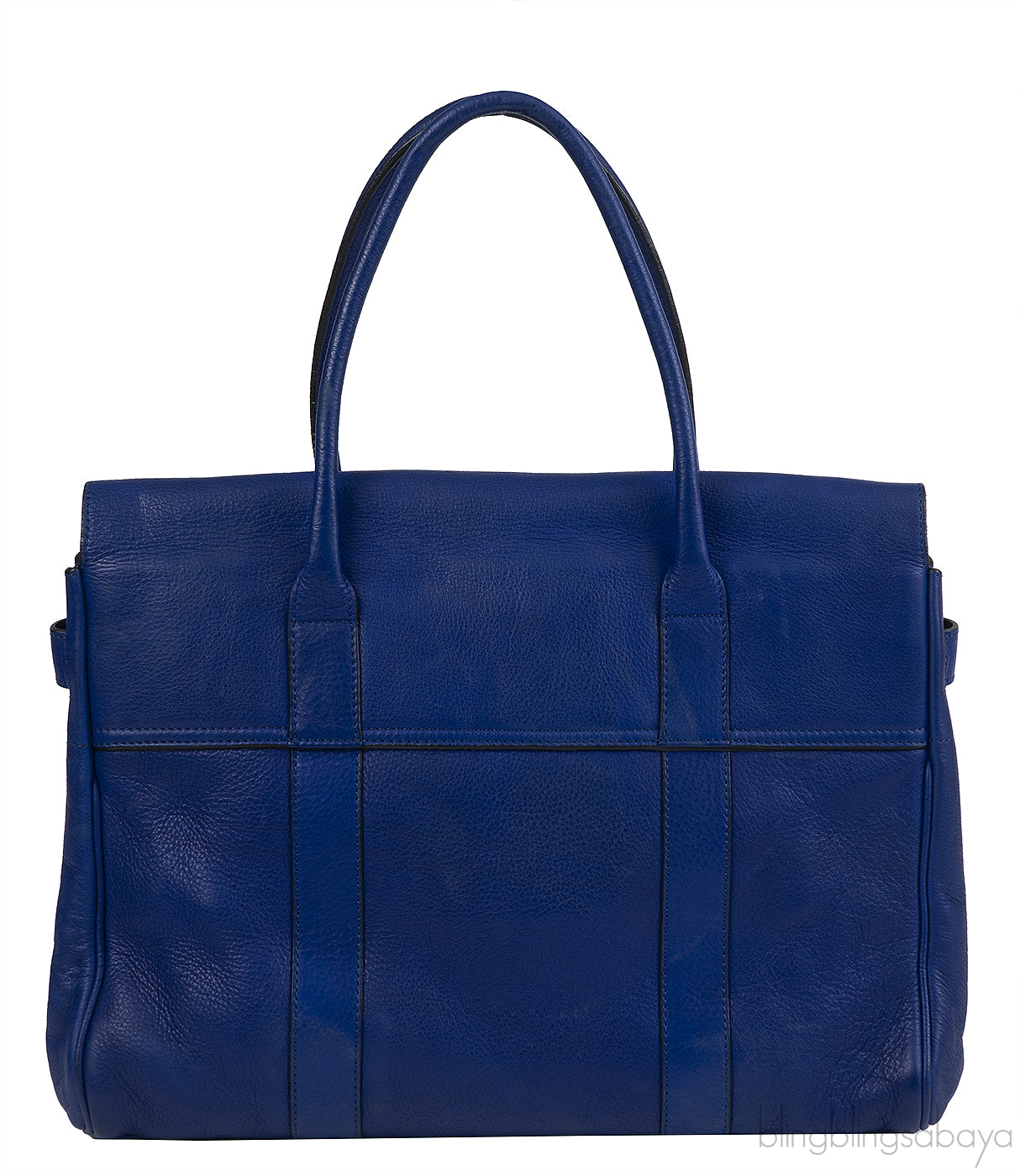 Mulberry Bayswater Blue Top Handle Bag