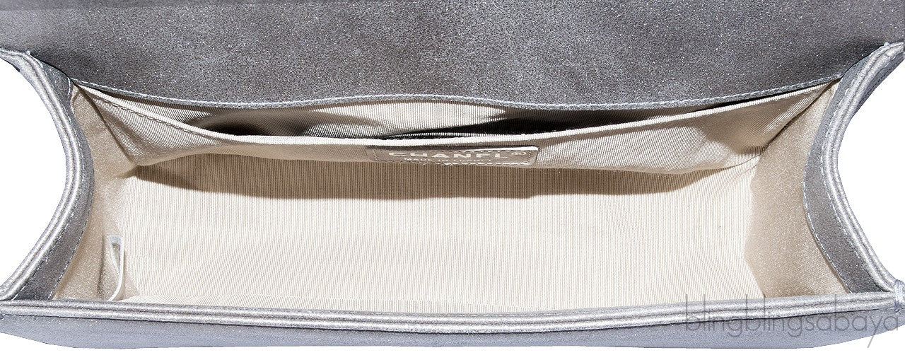 Le Boy Metallized CC Flap Bag