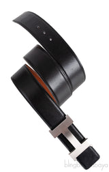 Black \"H\" Reversible 42mm Belt