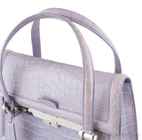 Christian Dior Mitzah Lilac  Crocodile Medium Tote