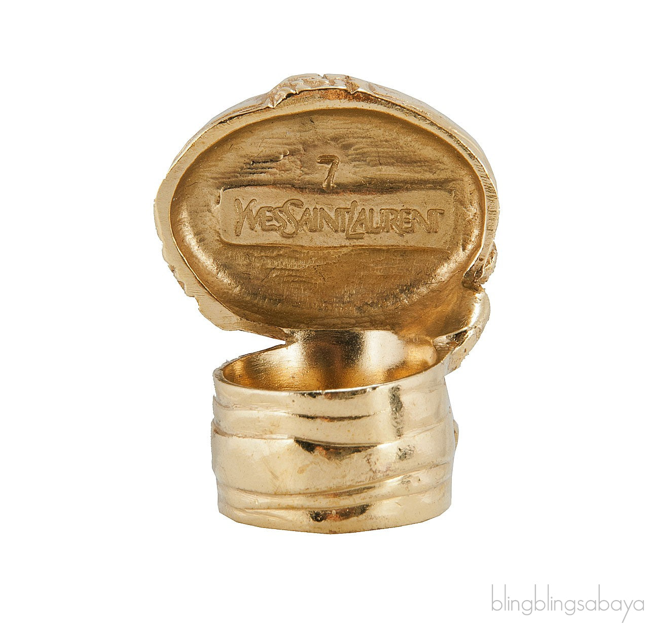 Arty Oval Ring Brown