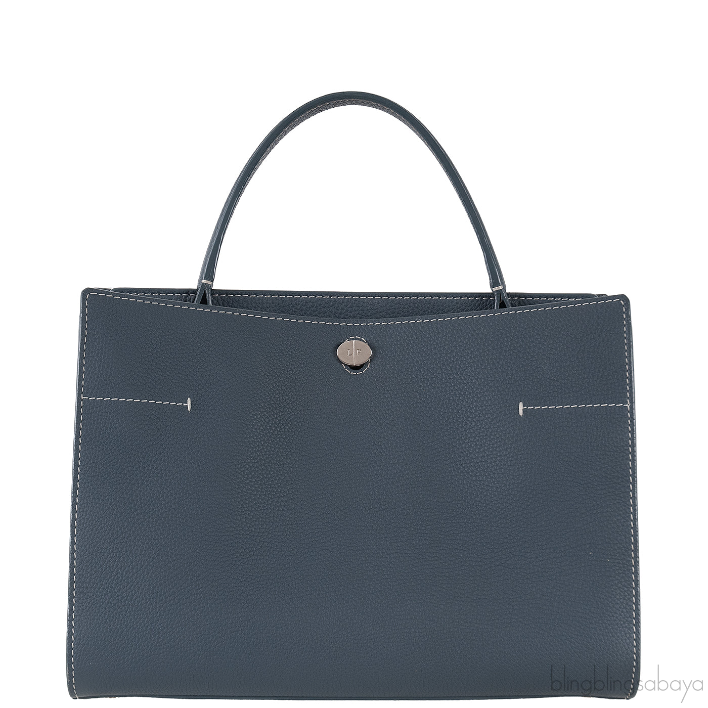 Loro Piana Forest Green Leather Handbag