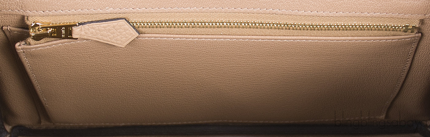 Birkin 25 Chai Veau Togo GHW
