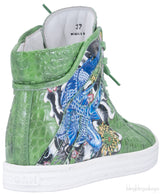 Mock Croc Tattoo Sneakers