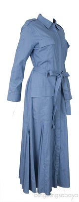 Blue Denim Shirt Dress