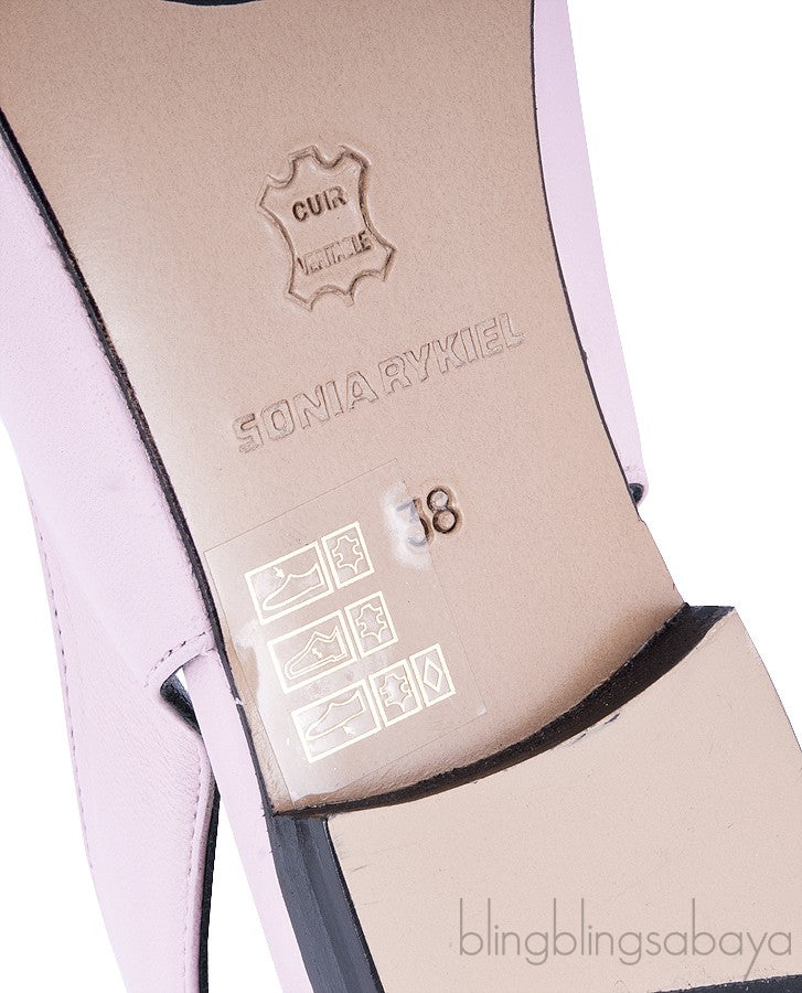 Pink Slingback Flats