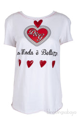 La Moda White T-shirt