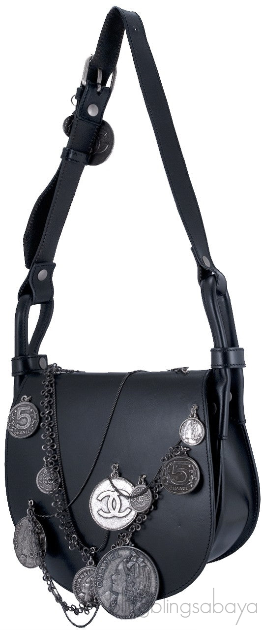 Vintage Equestrian Saddle Bag