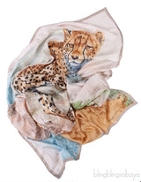 Acinonyx Jubatus wash scarf 140