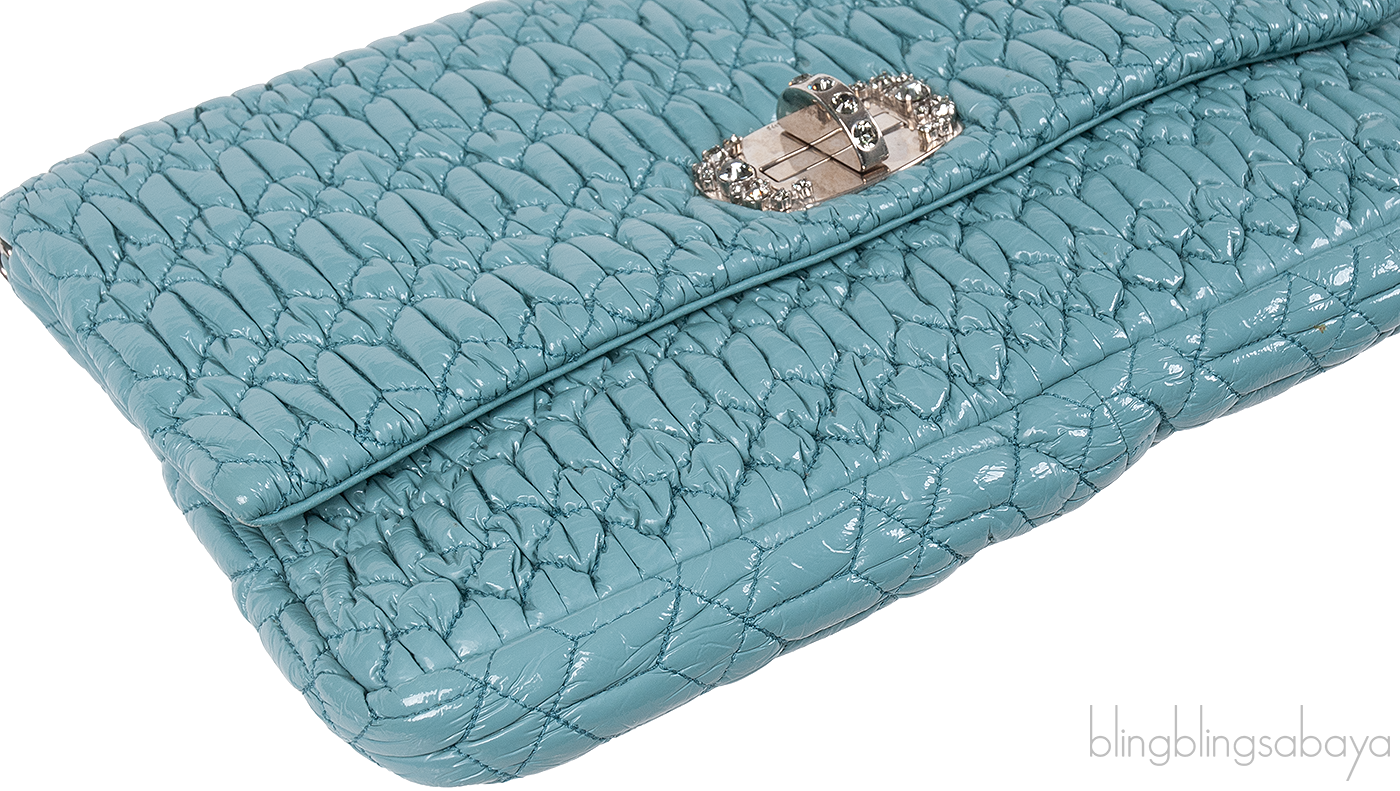 Cloquet Cyan Blue Stage Clutch Bag