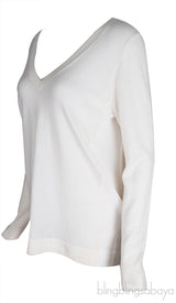 Reiss Off-white Long Sleeve Sweatshirt