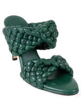 Bottega Veneta Curve Optic Emerald Green Sandals
