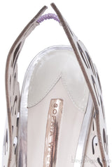 Angelo Cutout Leather Pumps