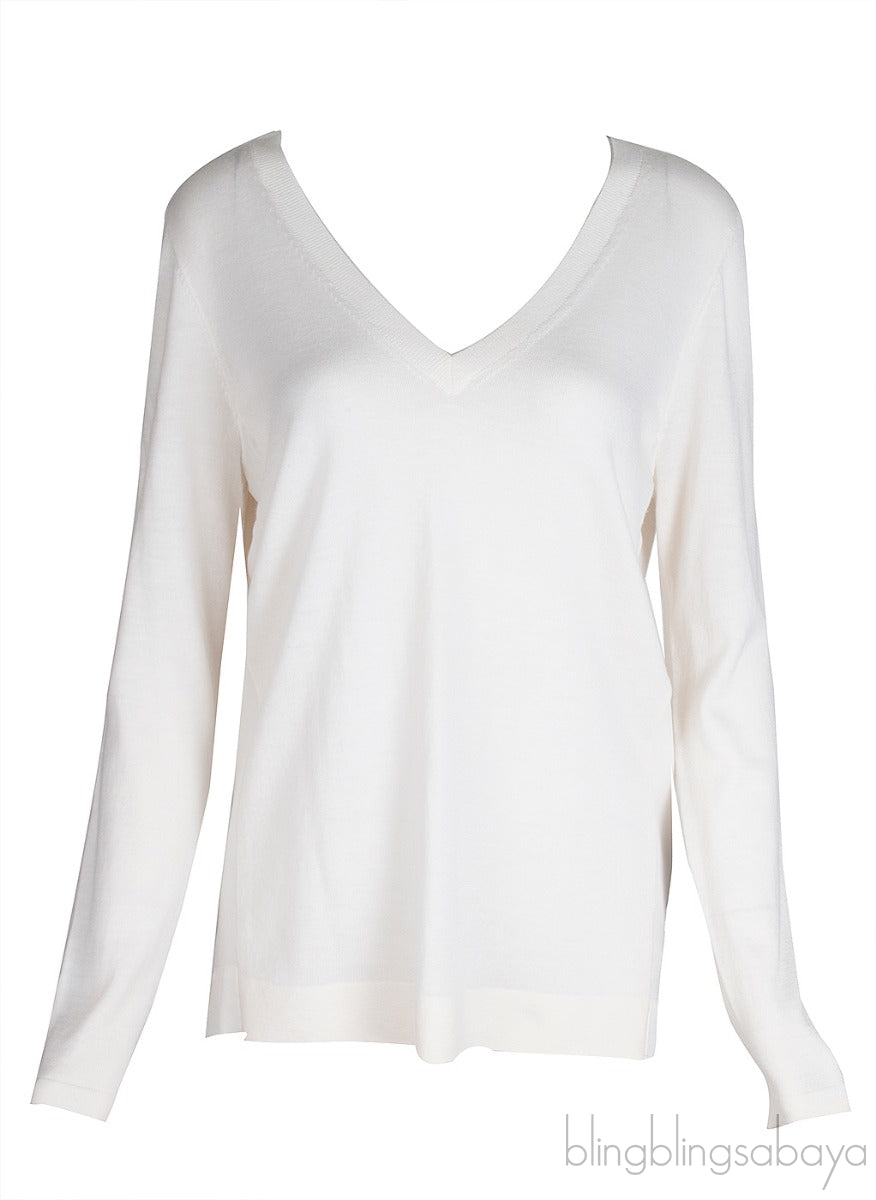 Reiss Off-white Long Sleeve Sweatshirt