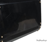 Black Hard Clutch Shoulder Bag