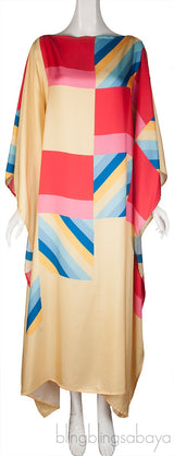 Apollo Multicolored Scarf Dress