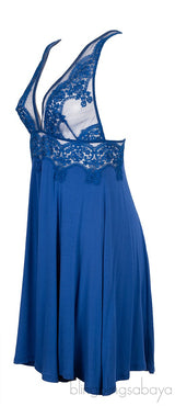 Blue V-neck Camisole Top